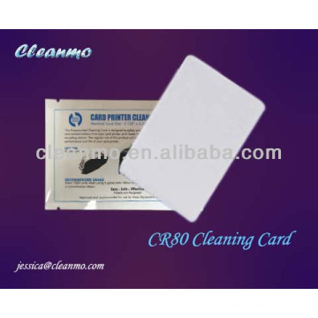 ATM/POS CR80 Cleaning Card,card reader cleaning card Pre-wet With Electric Class Ipa